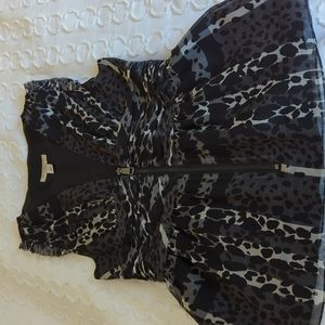 Burberry Silk Peplum Top